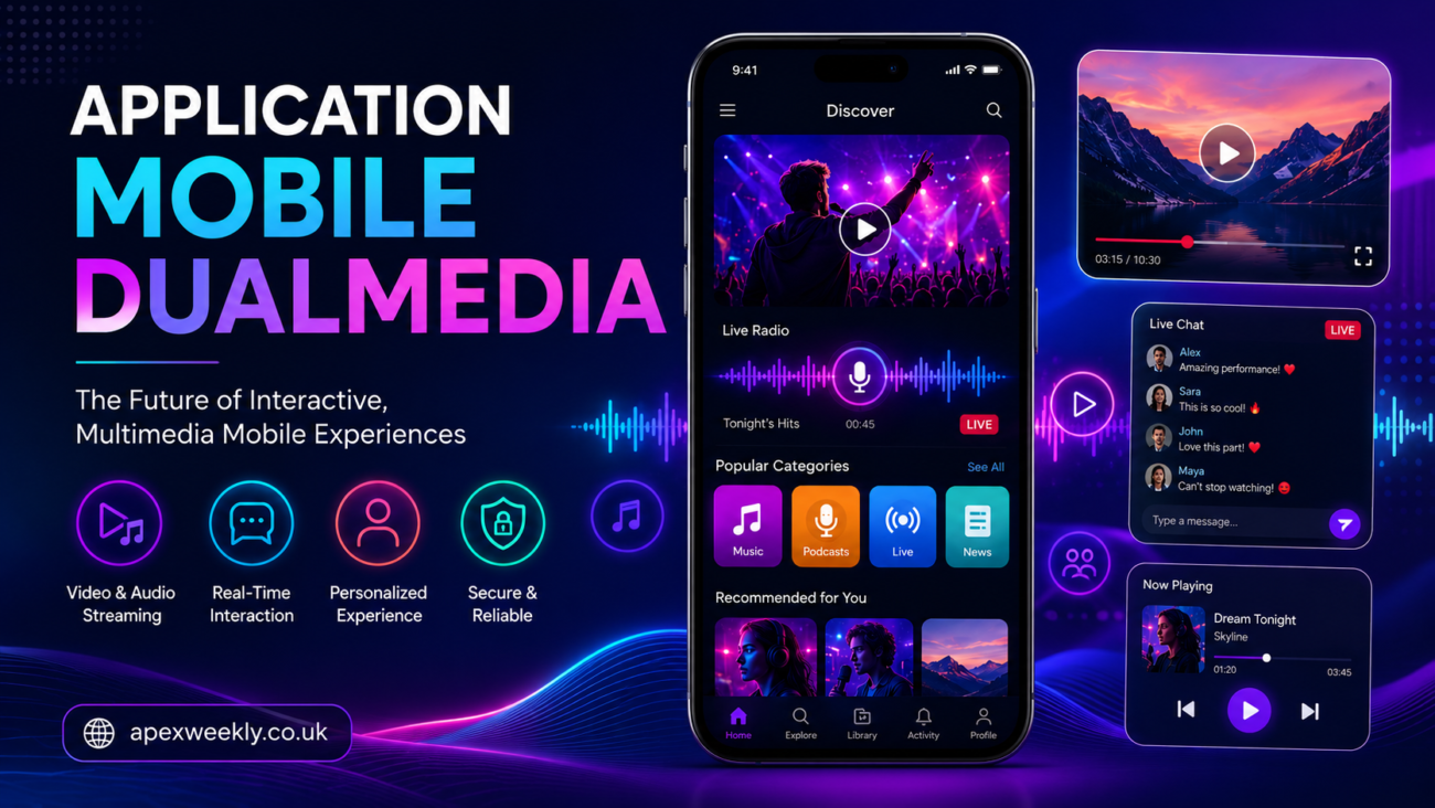 application mobile dualmedia