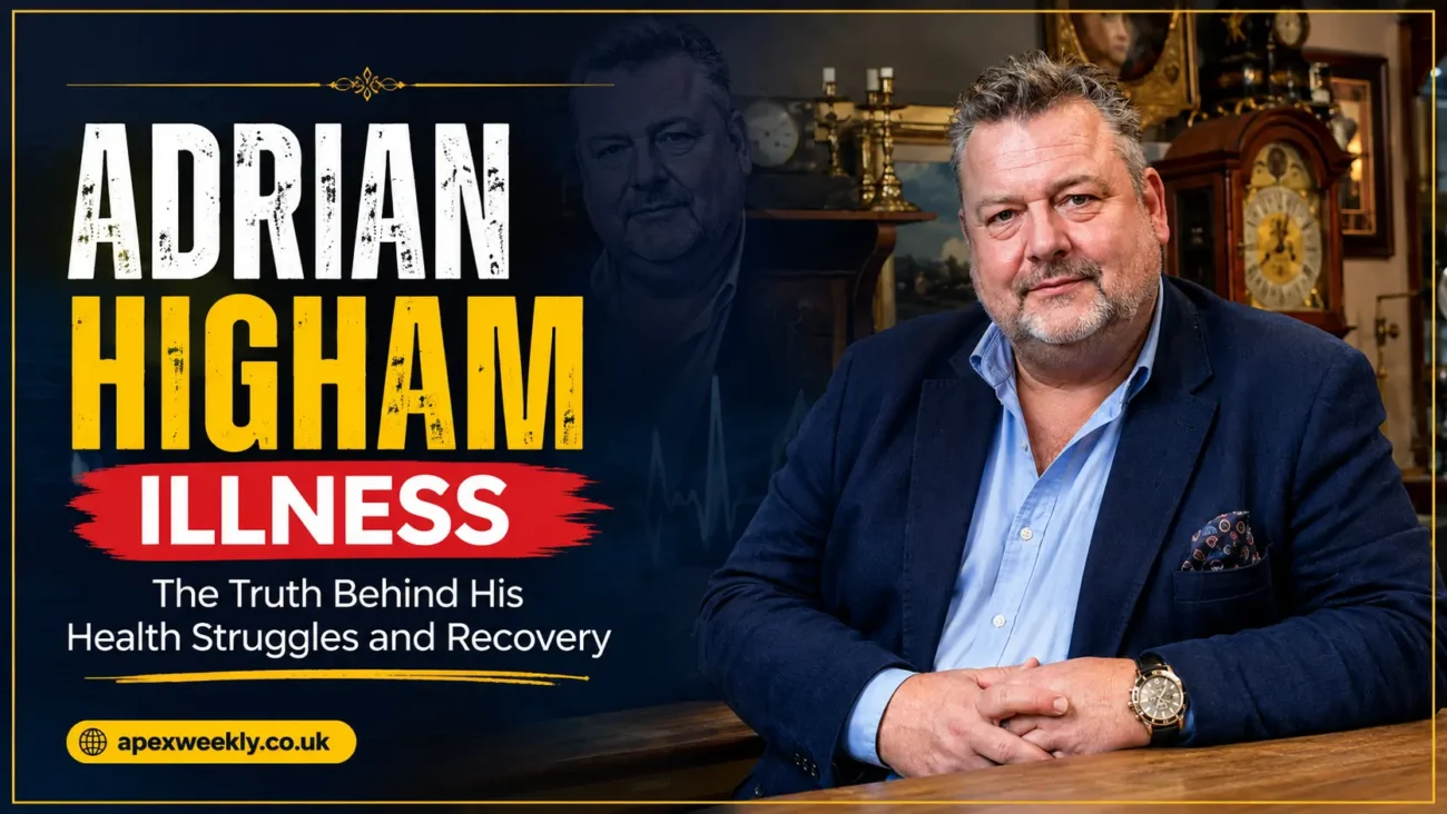 adrian higham illness